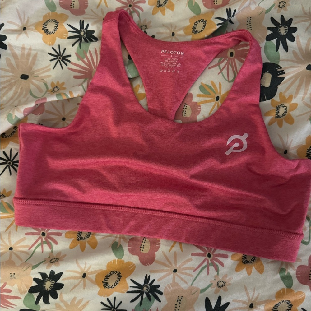 Peloton Pink Sports Bra